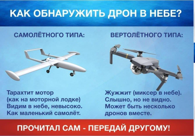Что делать, если увидел беспилотник?.